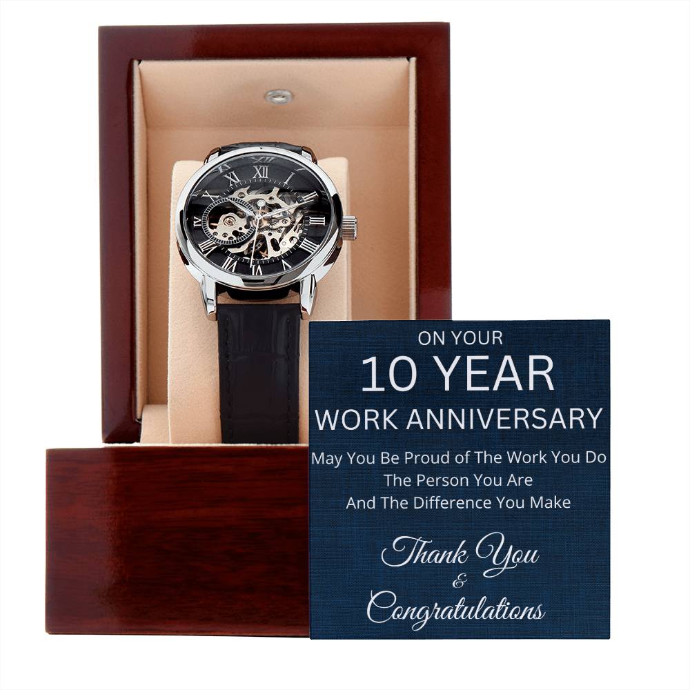 Automatic watch a 10 year anniversary gift for outlet husband, anniversary gift for husband, gifts for him, anniversary gifts, 10 year anniversary