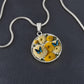 Chrysanthemum and peoney November Birth Flower Necklace-[product type]