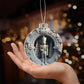 Nutcracker Acrylic Christmas Ornament-[Heartfelt Family Gift]