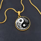 Yin Yang Necklace with Engraving-[Heartfelt Family Gift]