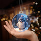 Cute Penquin Acrylic Christmas Ornament