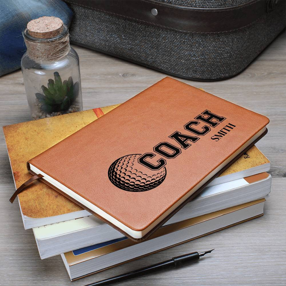 Personalized Golf Coach Journal-[Heartfelt Family Gift]