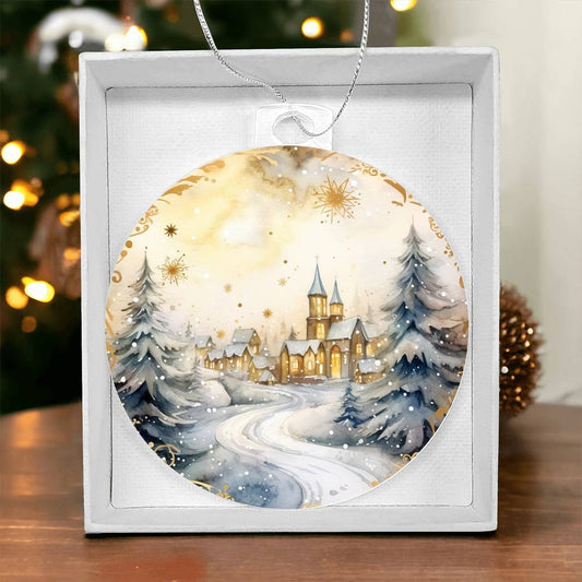 Penquin Acrylic Christmas Ornament-[Heartfelt Family Gift]