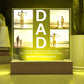 Fathers Day Gift for Dad, Custom Dad Plaque, Dad Christmas Gift from Children, Dad Photo Frame, Gift for Husband, Personalized Sign, Gift for Men-[product type]