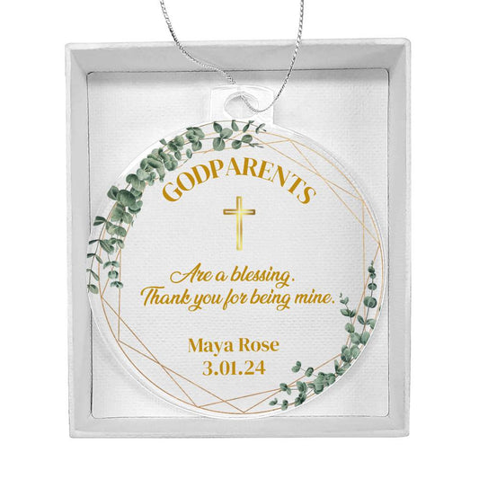 Godparents Christmas Ornament-[product type]