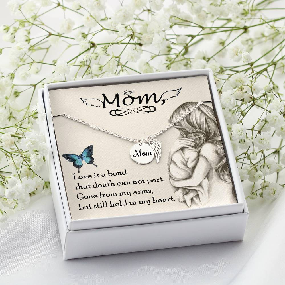 Love is bond(1) Mom Memorial Necklace-[product type]