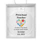 Preschool Teacher Round Christmas Ornament