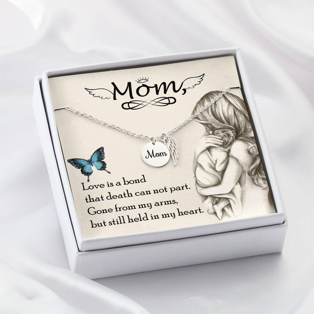 Love is bond(1) Mom Memorial Necklace-[product type]