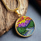 Mountain Range Pendant Necklace with Engraving-[Heartfelt Family Gift]