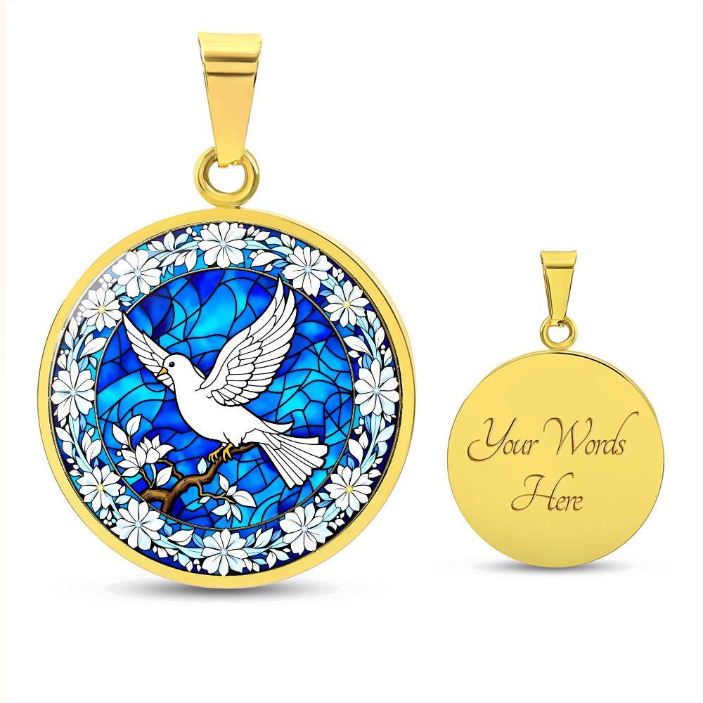 Dove Pendant Necklace-[Heartfelt Family Gift]