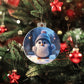 Cute Penquin Acrylic Christmas Ornament