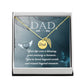 DadMemorial Necklace Angel Wing Charm-[product type]