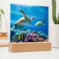 Sea Turtle Aquarium Night Light-[Heartfelt Family Gift]