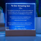 Personalized Son Plaque Gift from Parents