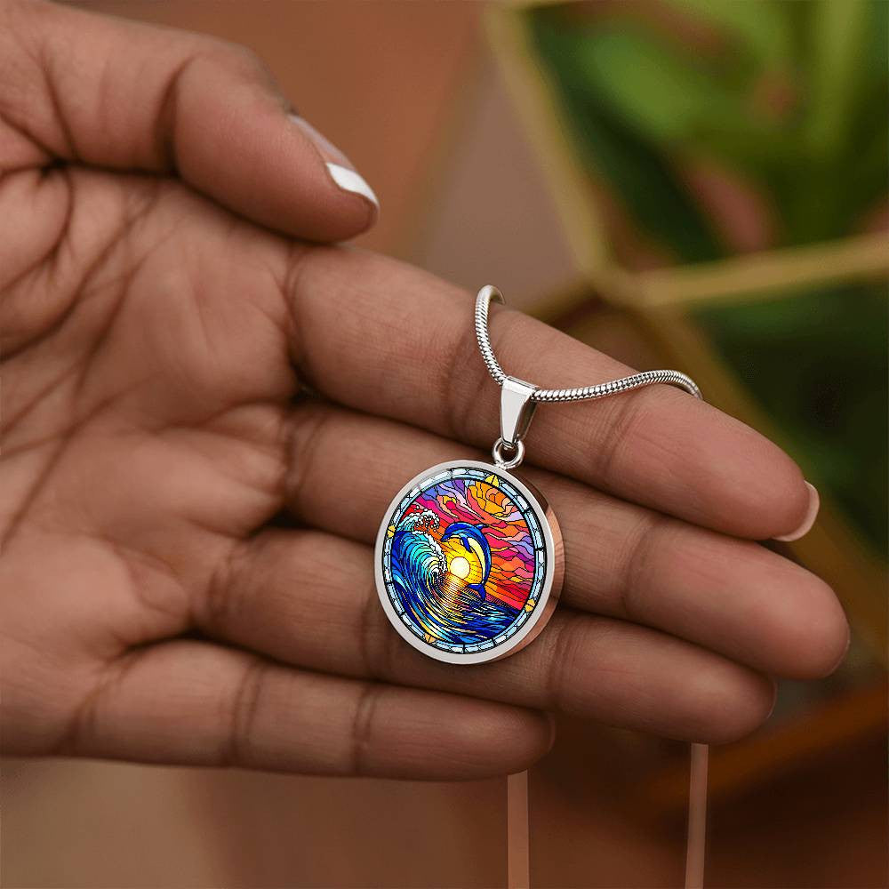 Dolphin Pendant Necklace-[Heartfelt Family Gift]