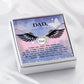 Dad Memorial Necklace Angel Wing Charm-[product type]