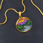 Mountain Range Pendant Necklace with Engraving-[Heartfelt Family Gift]