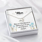 There are no goodbyes(1) Mom Memorial Necklace-[product type]