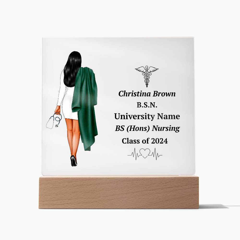 Personalized Nursing Graduation Gift Plaque-[product type]