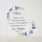 Mother of The Bride Acrylic Heart Plaque-[product type]