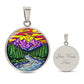 Mountain Range Pendant Necklace with Engraving-[Heartfelt Family Gift]