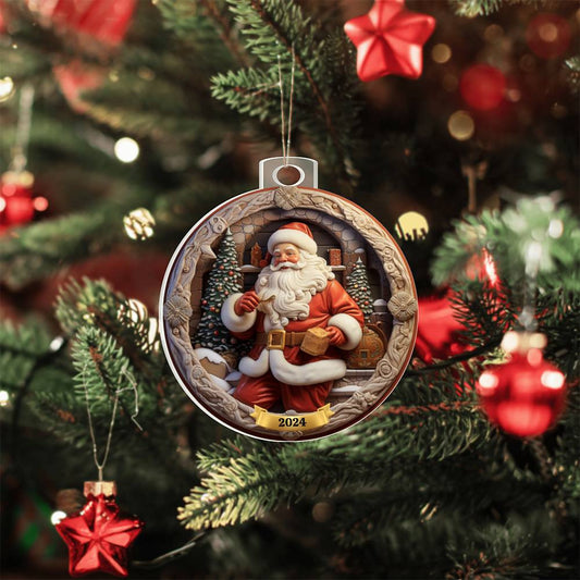 Santa Christmas Ornament