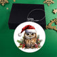 Owl Acrylic Christmas Ornament-[Heartfelt Family Gift]