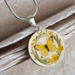 Butterfly and Daffodil Necklace-[product type]