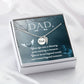 DadMemorial Necklace Angel Wing Charm-[product type]