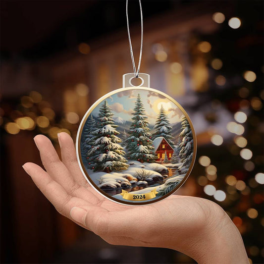 Winter Woodland Christmas Tree Ornament