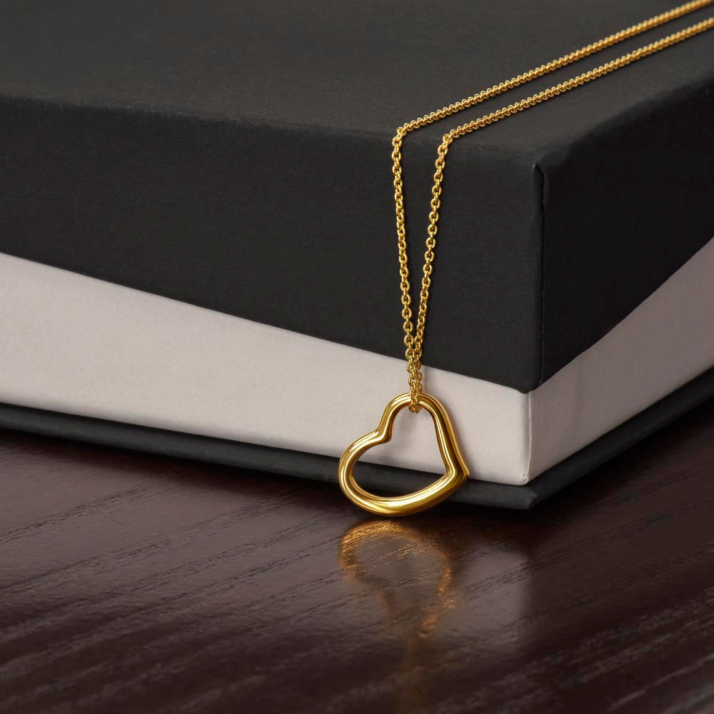 5th Grade Graduation Gold Delicate Heart Necklace-Jewelry