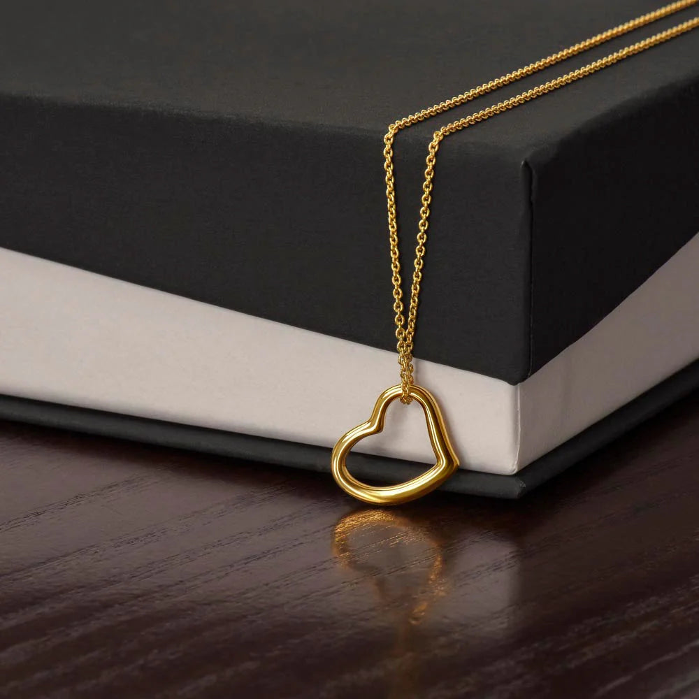 6th Grade Graduation Gift Gold Heart Necklace-[product type]