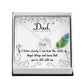 Dad Memorial Necklace Angel Wing Charm-[product type]