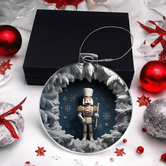 Nutcracker  Acrylic Christmas Ornament