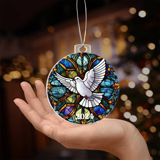 Dove Holy Spirit Ornament-[Heartfelt Family Gift]