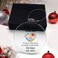 Preschool Teacher Round Christmas Ornament