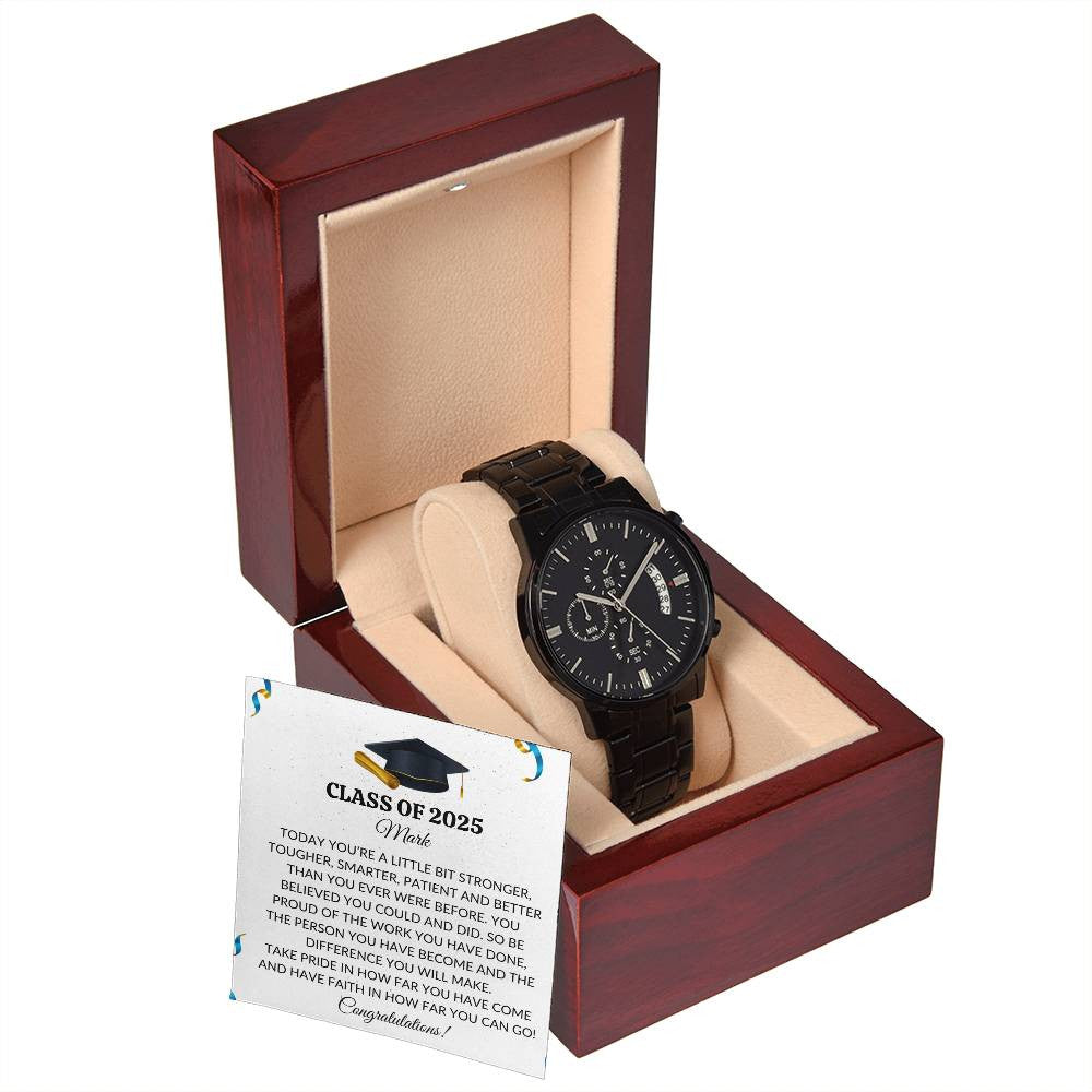 Class of 2025 Graduation Gift Chronograph Watch-[Heartfelt Family Gift]