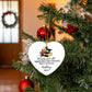 Masters Degree Graduation Gloss Heart Ornament-[Heartfelt Family Gift]