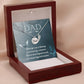 DadMemorial Necklace Angel Wing Charm-[product type]