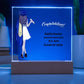 Graduation Acrylic Square Plaque-[product type]