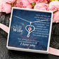 Wife Nurse Stethoscope Necklace Gift-[product type]