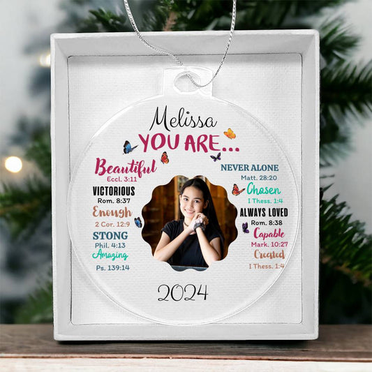 Personalized You Are Christmas Ornament-[product type]