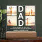 Fathers Day Gift for Dad, Custom Dad Plaque, Dad Christmas Gift from Children, Dad Photo Frame, Gift for Husband, Personalized Sign, Gift for Men-[product type]