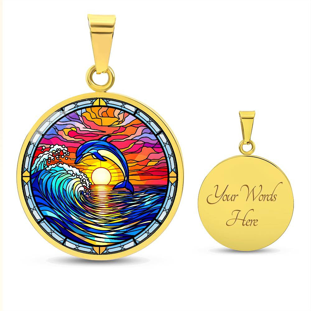 Dolphin Pendant Necklace-[Heartfelt Family Gift]