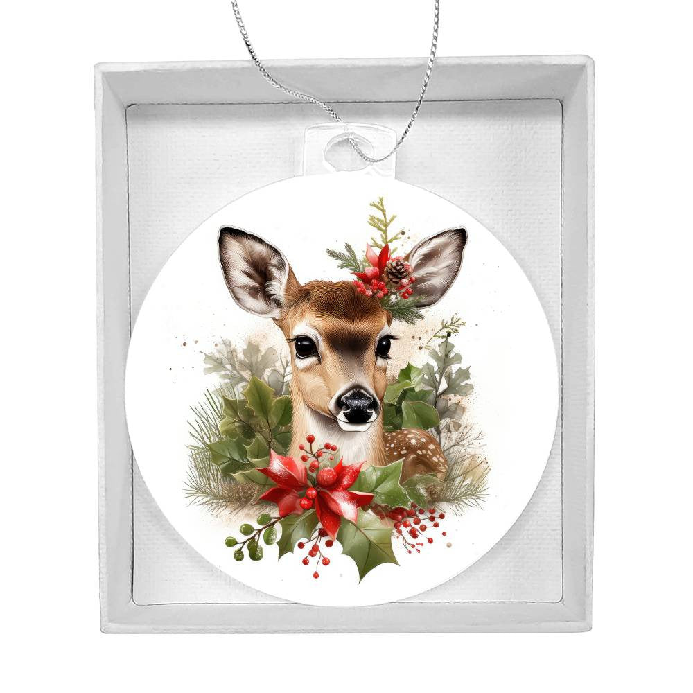 Owl Acrylic Christmas Ornament-[Heartfelt Family Gift]