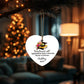 Masters Degree Graduation Gloss Heart Ornament-[Heartfelt Family Gift]