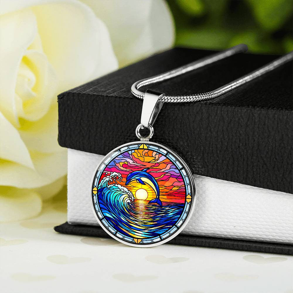 Dolphin Pendant Necklace-[Heartfelt Family Gift]