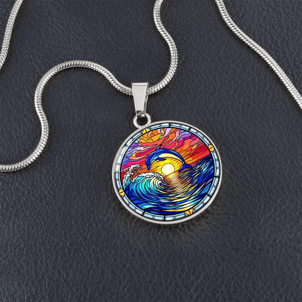 Dolphin Pendant Necklace-[Heartfelt Family Gift]