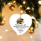 Masters Degree Graduation Gloss Heart Ornament-[Heartfelt Family Gift]