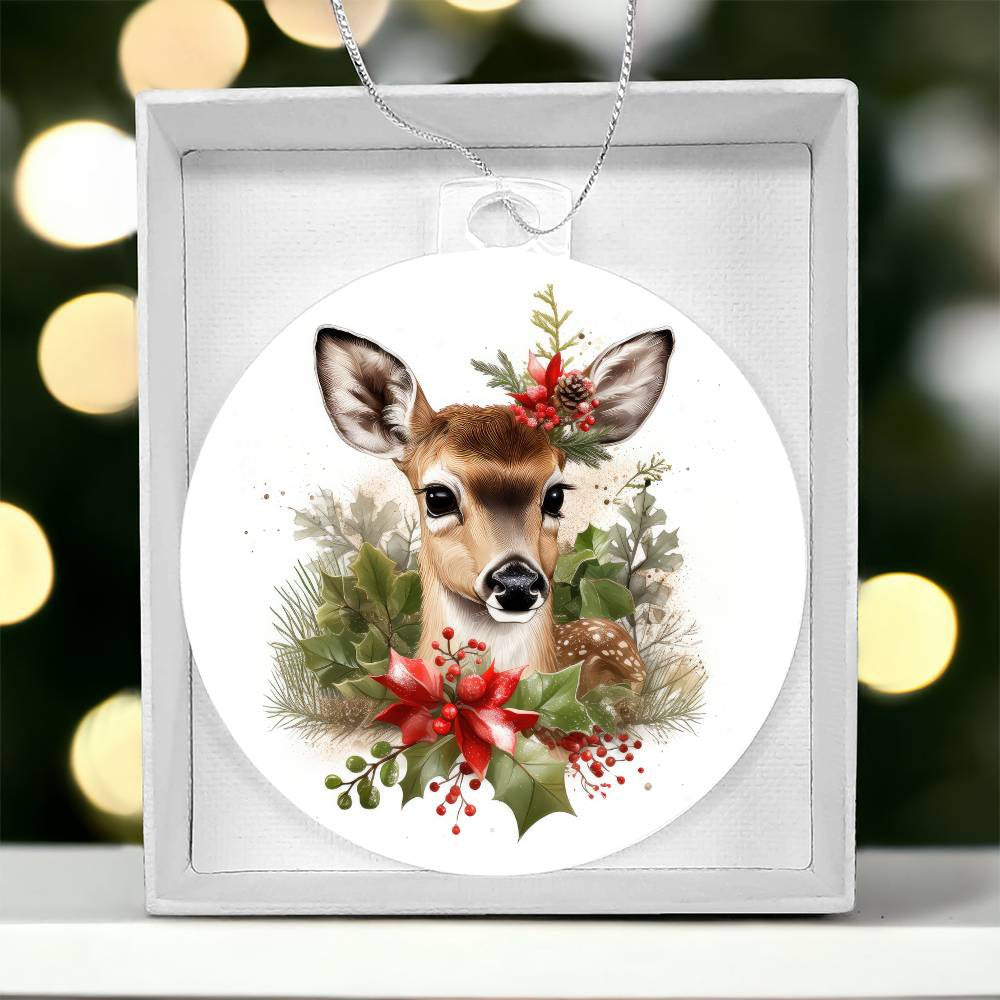 Owl Acrylic Christmas Ornament-[Heartfelt Family Gift]